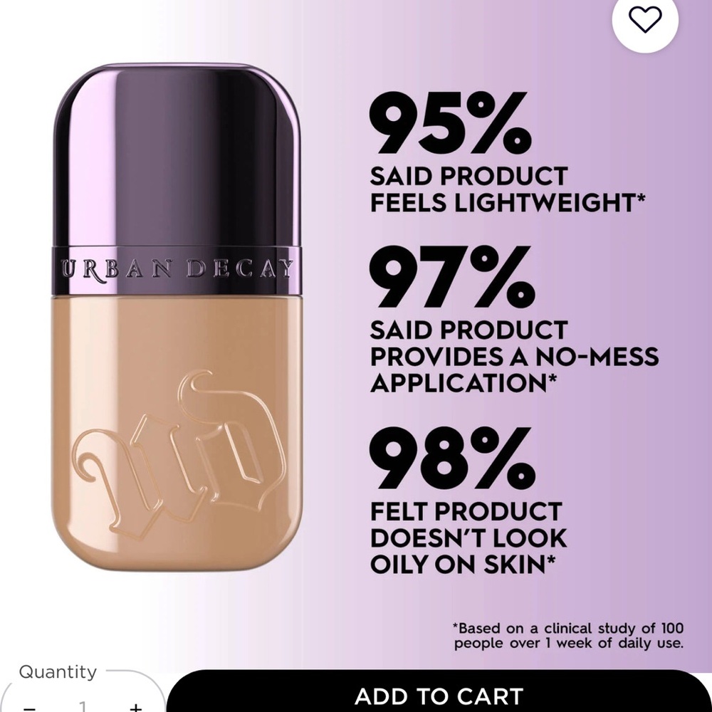 Urban Decay Face Bond Self-Setting Waterproof Foundation(# 2 Fair Neutral Shade) - Picture 3 of 6